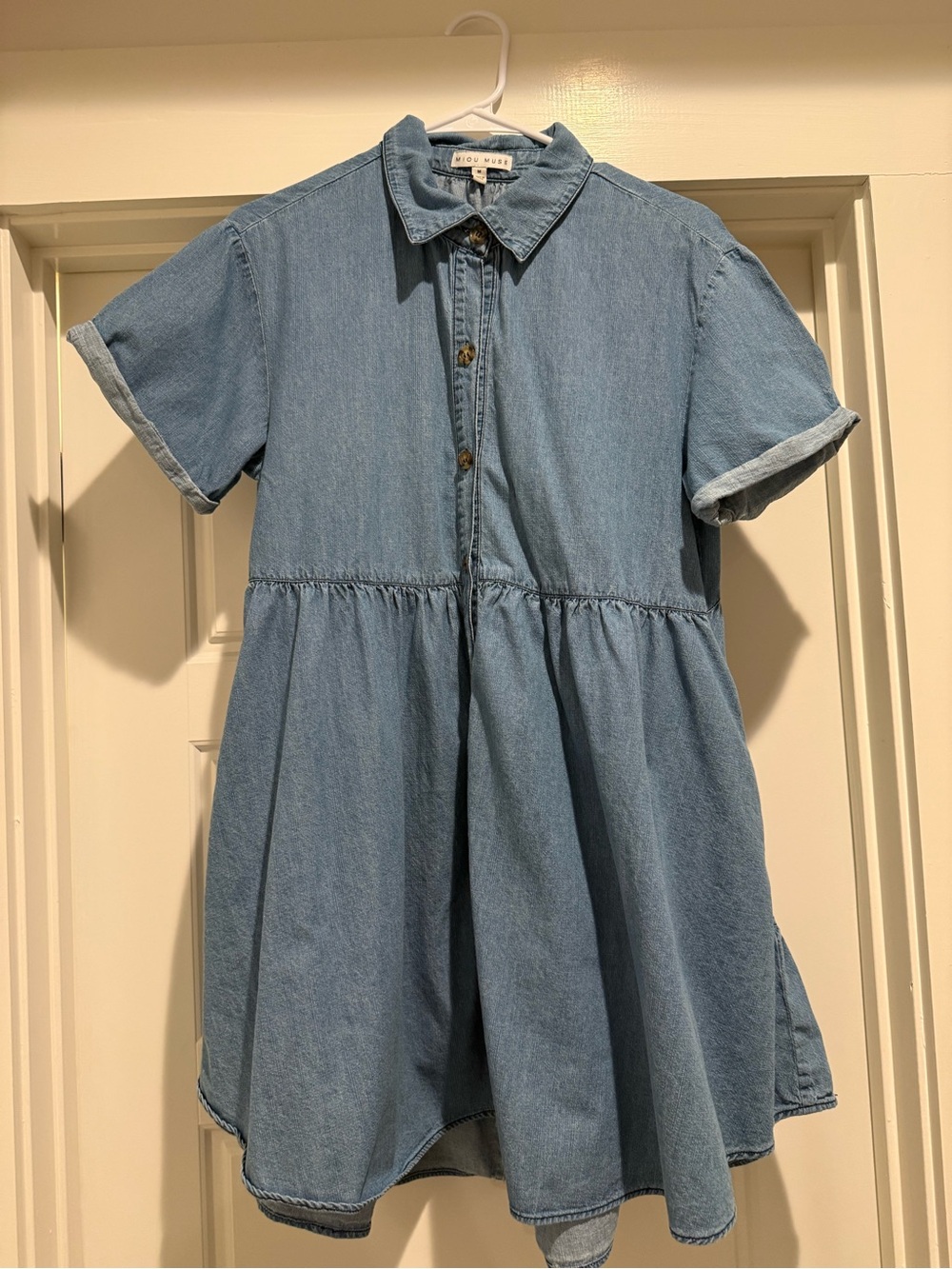 Miou Muse Denim Dress